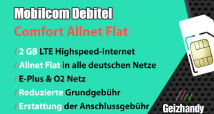 Handy Flat Comfort Allnet Flat 2 GB