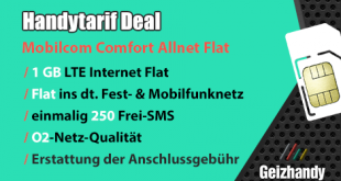 Mobilcom Debitel Comfort Allnet Flat 1 GB LTE