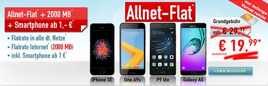 Mobilcom Debitel Comfort Allnet Flat mit Handy