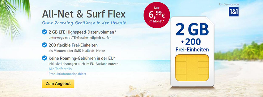 Allnet & Surf Flex Handytarif Angebote